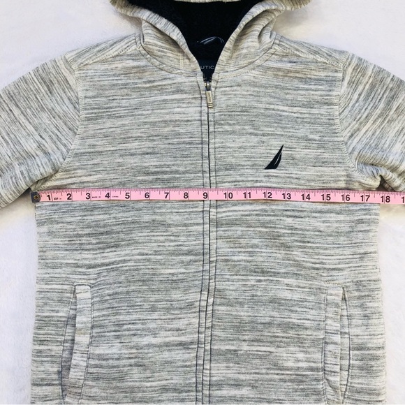 Nautica, Fleece Lined Logo Hoodie, Size M (10/12) - Picture 13 of 15